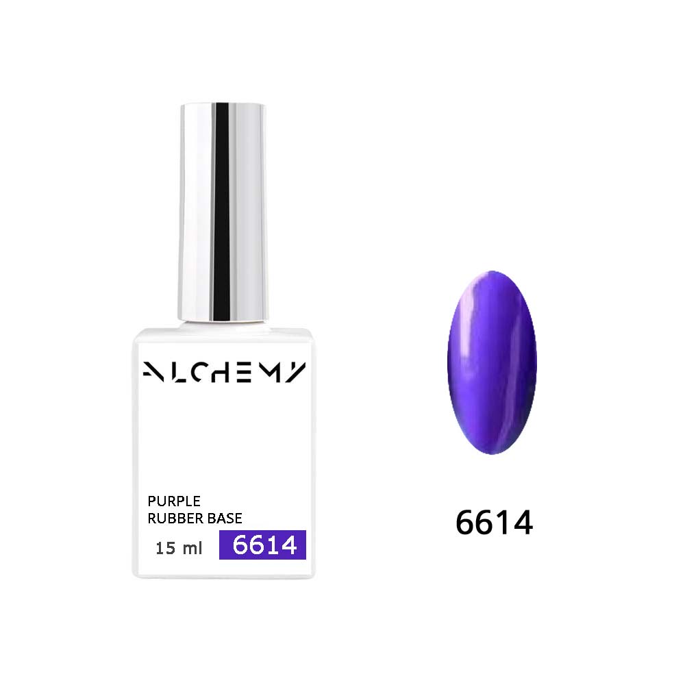 Purple Rubber Base 6614 (medium) 15ml - AlchemyCosmetics