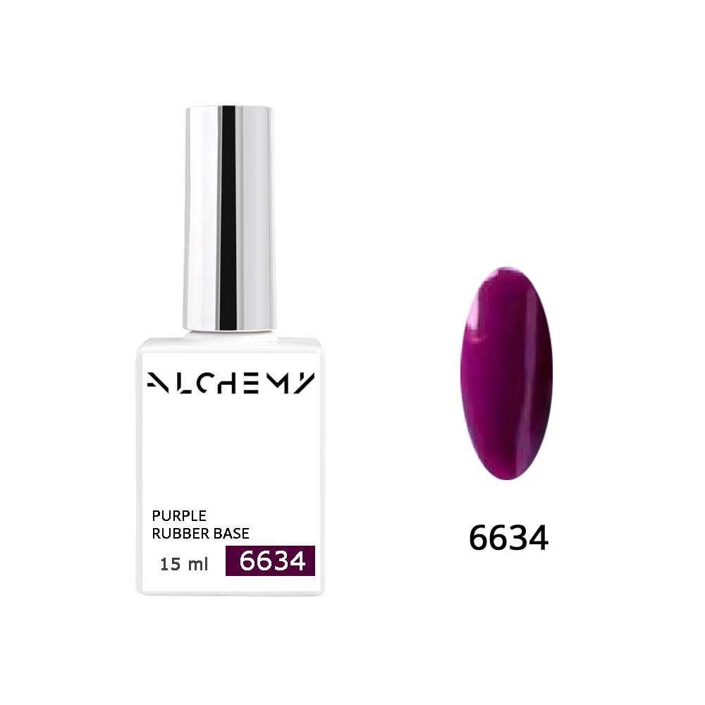 Purple Rubber Base 6634 (hard)15ml - AlchemyCosmetics