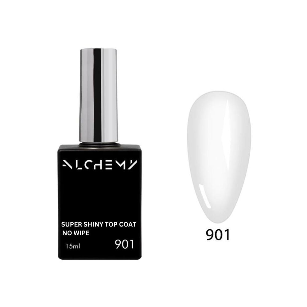 Top coat Super shiny No Wipe 901 15ml - AlchemyCosmetics